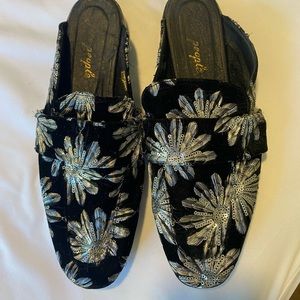 Free People Brocade mule